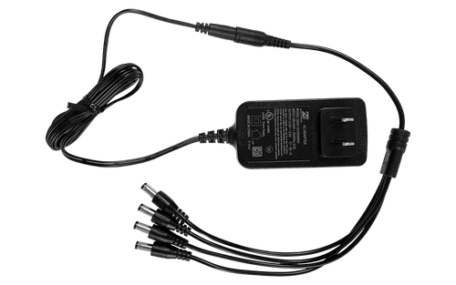 4-in-1 Security Camera Power Adapter 12V 2A