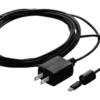 Black Power Adapter for Wire-Free Cameras with Weatherproof Cover
